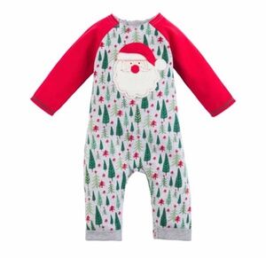MudPie Santa Bodysuit (3-6)